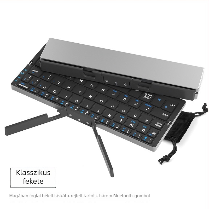 BOW HB199 Összecsukható Bluetooth Billentyűzet, Univerzális Kompatibilitás, Bluetooth Interfész, Ergonomikus Kialakítás, OEM Feldolgozás