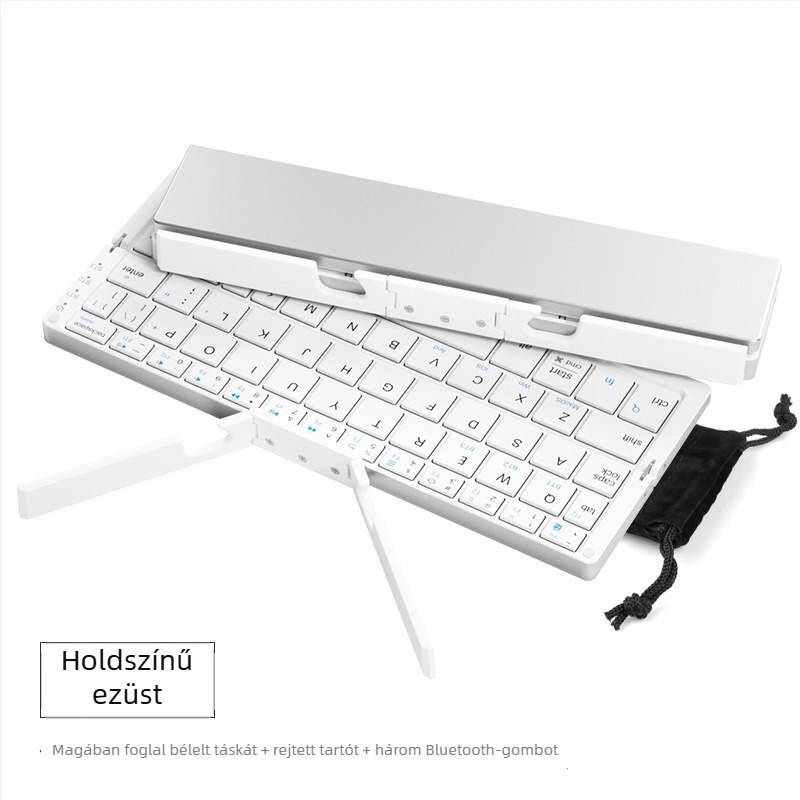 BOW HB199 Összecsukható Bluetooth Billentyűzet, Univerzális Kompatibilitás, Bluetooth Interfész, Ergonomikus Kialakítás, OEM Feldolgozás