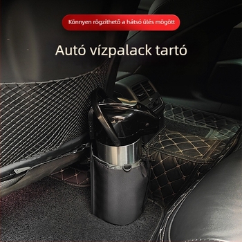 Autó teáskanna tároló táska, vízálló anyag, függő kivitel, a hátsó ülésnél a középső konzol oldalán