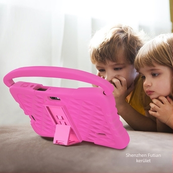 V88 7 hüvelykes gyerekeknek szánt tablet, rajzfilm dizájnnal, Wi‑Fi, ütésálló, tanuló tablet