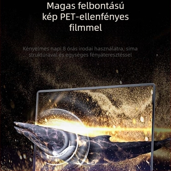 Adatvédelmi képernyővédő laptopokhoz, asztali számítógépekhez és tabletekhez | PET anyag | 25° anti-megfigyelés | Clip-On