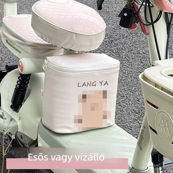 Bőr elülső ülés tároló táska elektromos járművekhez – vízálló, szigetelt, 15 térfogat, univerzális