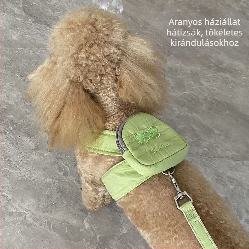 Behúzható kutya póráz és hám hátizsák-stílusban — Hao mark; Anyag: Egyéb; Eredet: Zhejiang; Behúzható: Igen