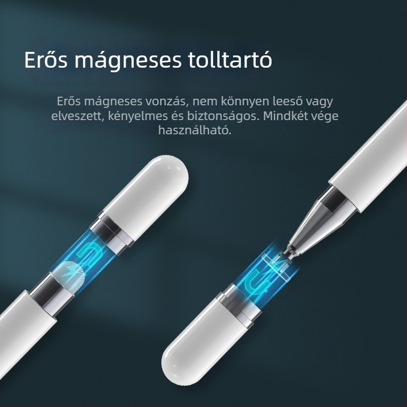 DRB-1 stylusz kapacitív érintőképernyőhöz, mágneses kettős funkció, OEM gyártás, iPad-kompatibilis