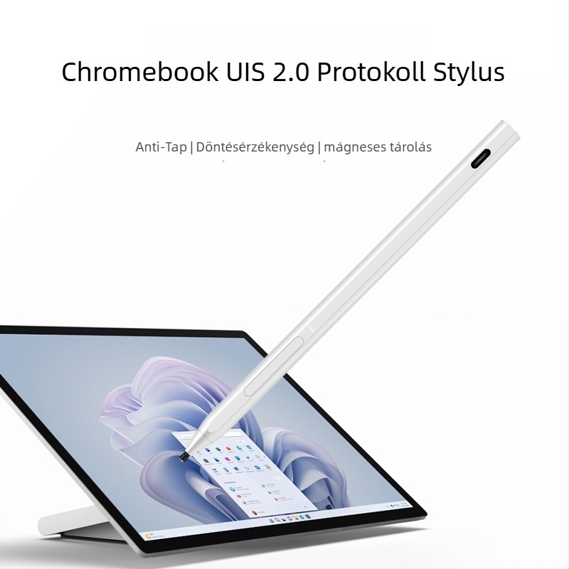 Stylus Chromebookhoz USI 2.0 protokollal, 4096 nyomásérzékelési szinttel, eredeti tompító heg