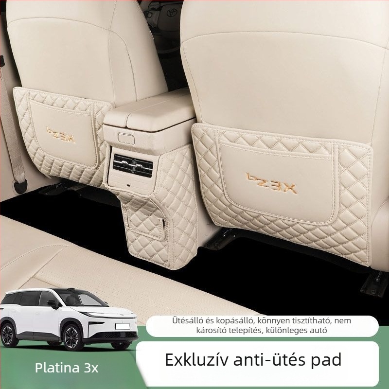 PU hátsó kartámasz védőpárna – Anti-Kick Toyota járművekhez