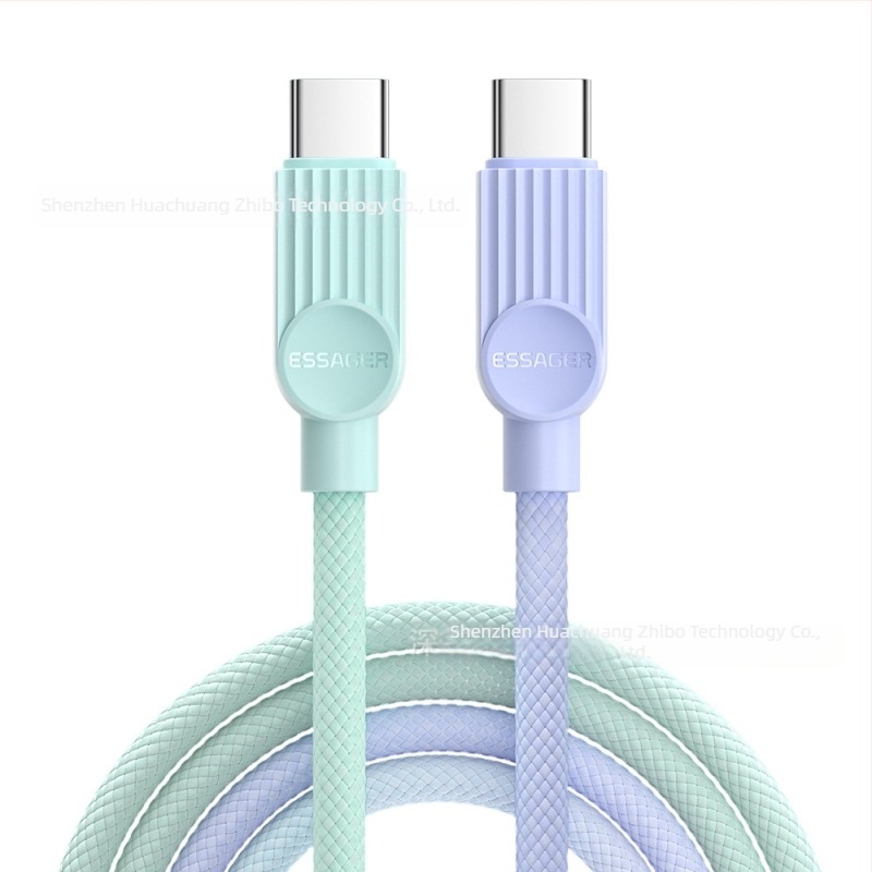 Essager Qili sorozat C-C 60W USB-C adatkábel PD gyorstöltéssel mobiltelefonokhoz, táblagépekhez és noteszgépekkel
