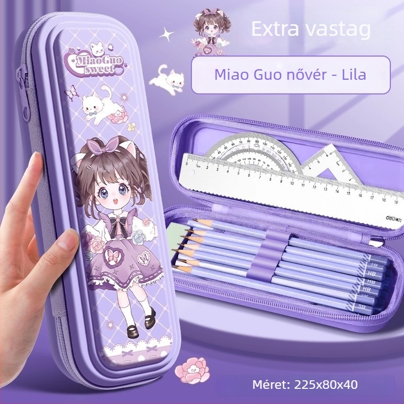 Chenyu gyerekeknek rajzfilm jellegű vászon tolltartó, uniszex, koreai stílus