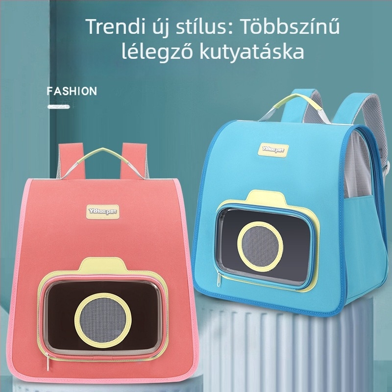Nylonból készült hátizsák háziállatoknak, Yue Bai Rabbit márka, kapacitás 15, közepes merevség
