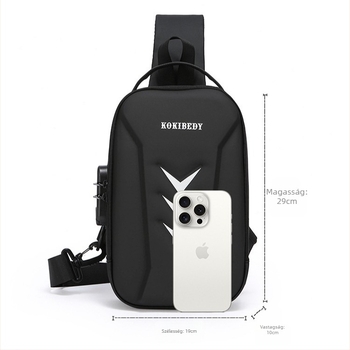 Férfi mellkas táska – Városi egyszerűség, Magas minőségű anyag, Kopásálló, 2025 tél