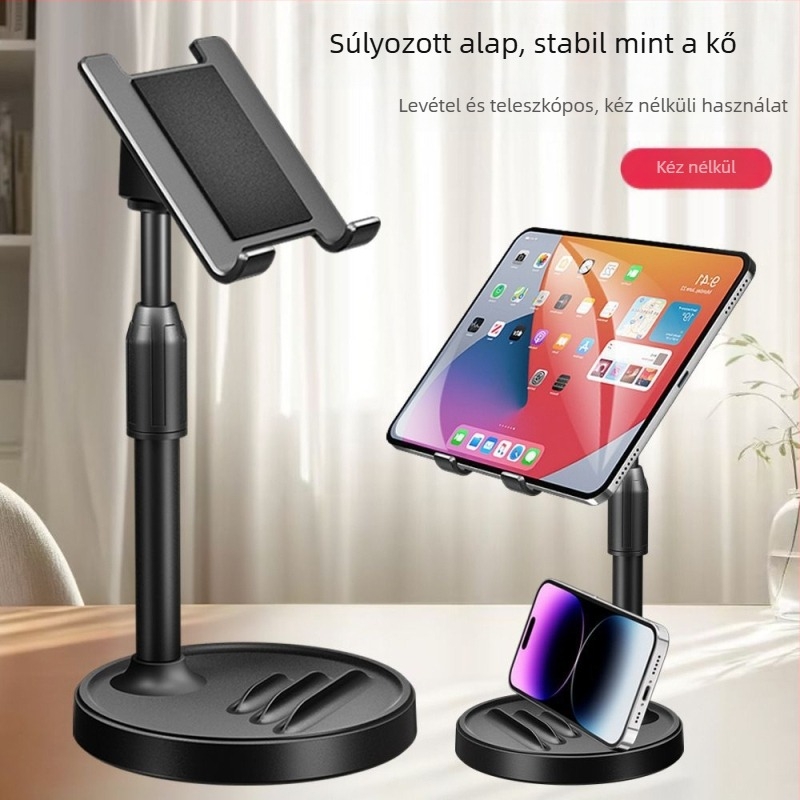 Telefon/tablet tartó légzsákkal, műanyagból, IP-stílus, testreszabás nélküli