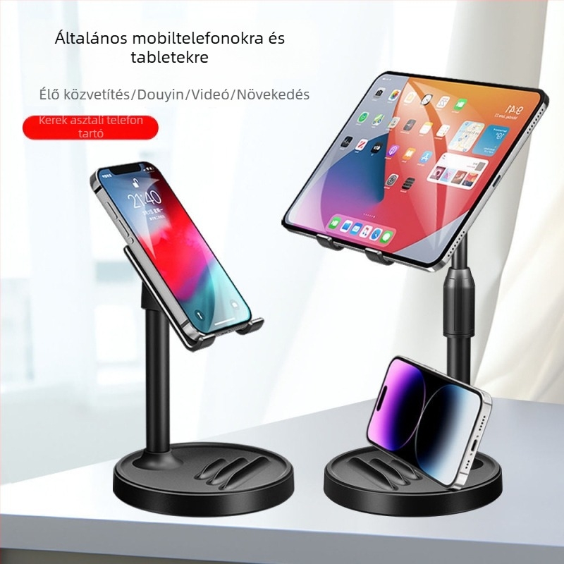 Telefon/tablet tartó légzsákkal, műanyagból, IP-stílus, testreszabás nélküli