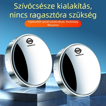 Jiacano kerek hátsó visszapillantó tükör – segédtükör, kompatibilis Nissan Sylphy, Teana, Qashqai, Tiida és X-Trail