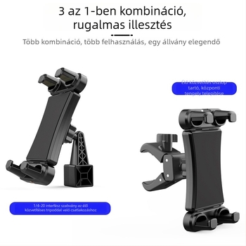 Mholder GS693B Emelős típusú tabletállvány klippel – 336 g, kompatibilis iPad/iPhone
