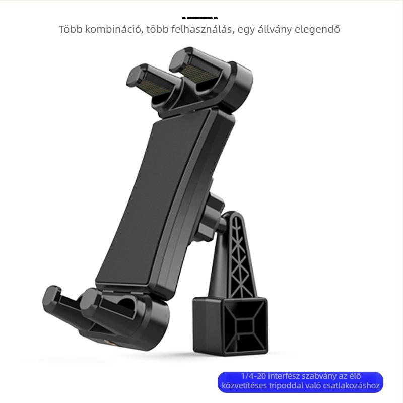 Mholder GS693B Emelős típusú tabletállvány klippel – 336 g, kompatibilis iPad/iPhone