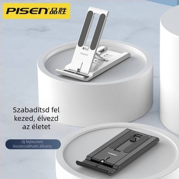 Pisen LP-ZJ08 Asztali állvány telefonra/tabletre, ABS, összecsukható, állítható, teleszkópos emelés