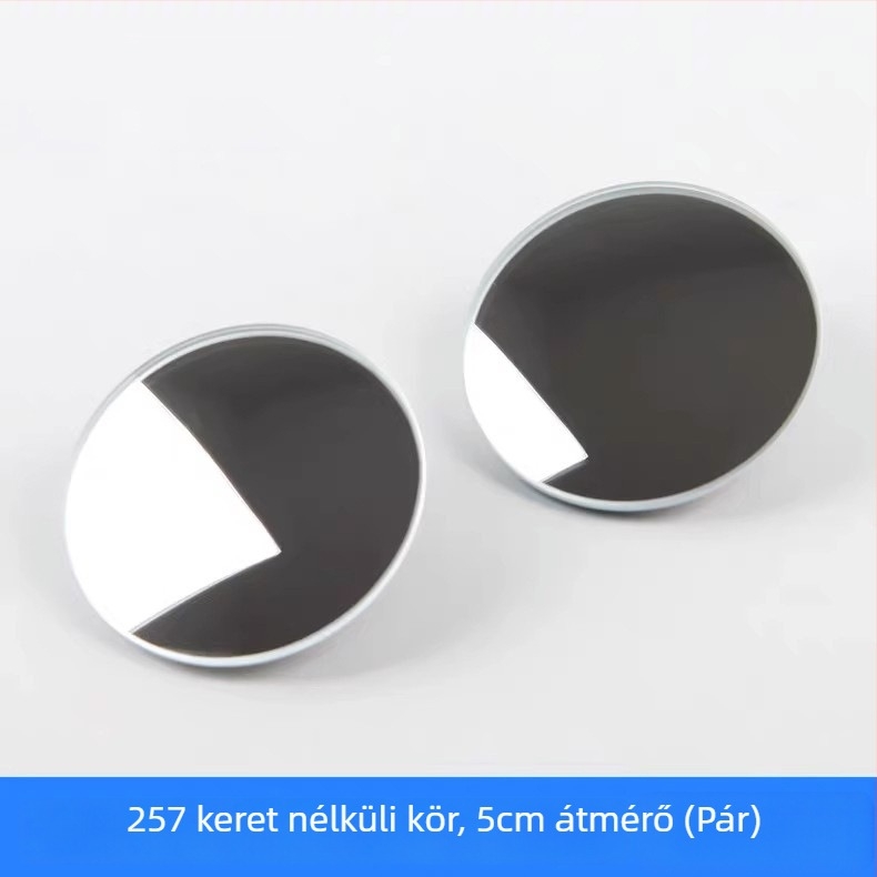 Turadze kerek hátsó tükör holttér-hez, 360°-os széles látómező, hátrameneti segéd, autó tartozék