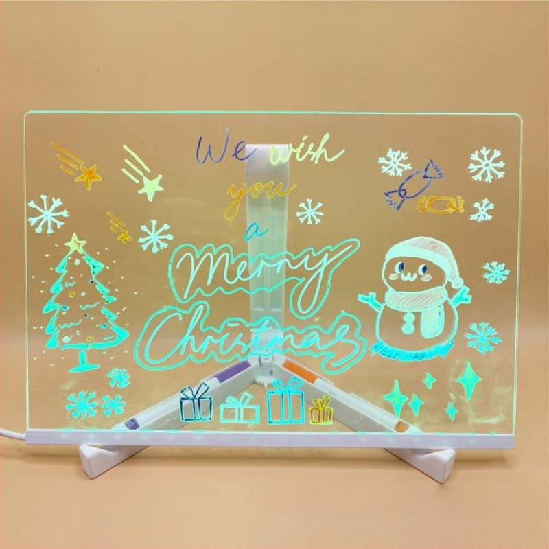 LED-es tablet állvány – összecsukható tartó, modell YH-06, átlátszó akril lap