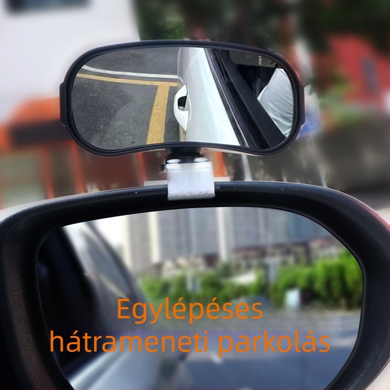 Autó hátsó nézőtükör – multifunkcionális, 360° látómező, fém kivitel, holttér segéd tükör – Si Yi Cheng