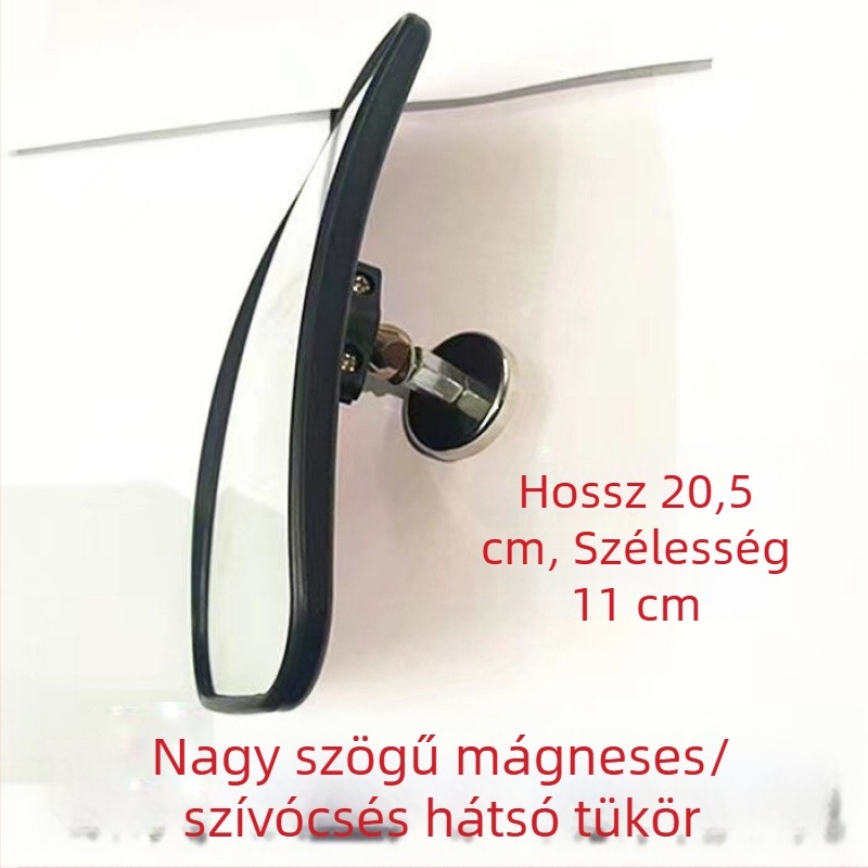 Traktor hátsó tükre – beltéri használatra, széles látószög, erős mágneses rögzítés, vákuumos rögzítés, nagy felbontású kép