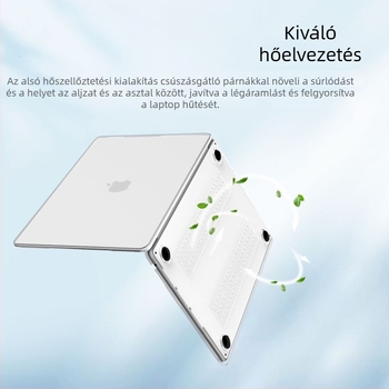 Átlátszó védőtok Apple MacBook Airhez, 13–14 hüvelyk