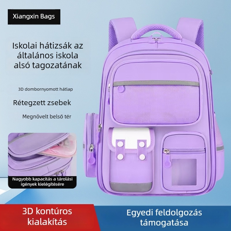 2026-os új sporthátizsák általános iskolások számára gerincvédő funkcióval