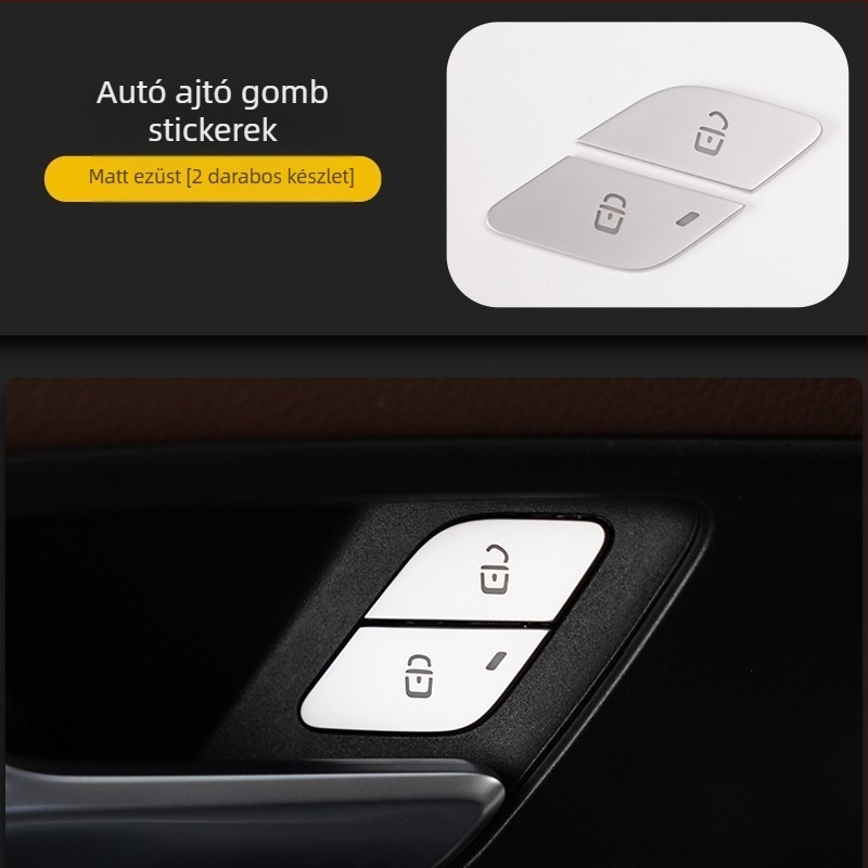 SNBLO központi kezelő egérgomb matrica Mercedes-Benz GLB220, GLA200, EQB260, GLE350, GLS450 | Modell: Egérgomb | Anyag: Egyéb