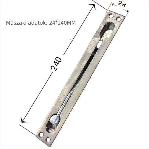 Rozsdamentes acél központi vezérlésű retesz ajtókhoz, modell YX-8036, modern egyszerű stílus