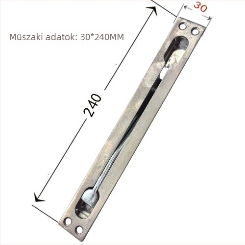 Rozsdamentes acél központi vezérlésű retesz ajtókhoz, modell YX-8036, modern egyszerű stílus