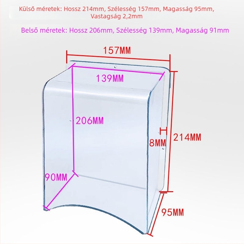 Átlátszó vízálló burkolat hozzáférés-ellenőrző eszközhöz ujjlenyomat-olvasóval és jelenlét nyilvántartással