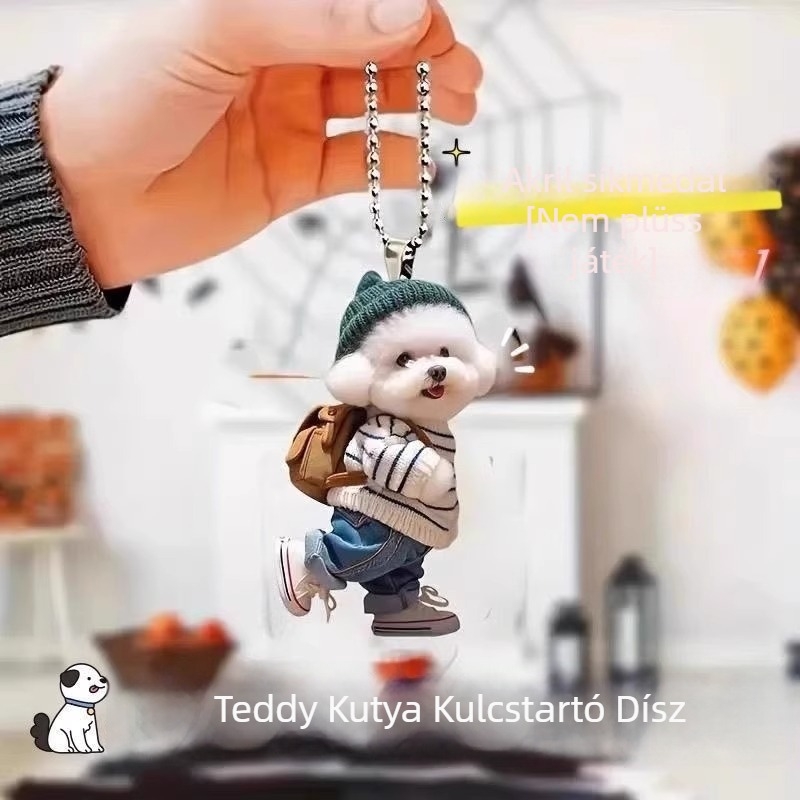 Kulcstartó medál kölyökkutya motívummal | Termék kód: Puppy backpack pendant(3) | Márka: Friendly | Anyag: Egyéb | Tavasz 2025 | Stílus: Divatos városi közlekedés