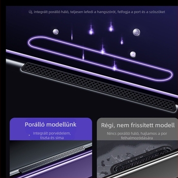 iPhone 16 Pro Maxhoz privát képernyővédő — teljes lefedettség, edzett üveg, kékfény-szűrő, ütésálló