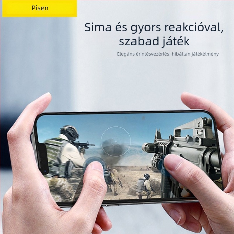 Pinsheng Edzett Üveg Elülső Képernyővédő iPhone 14 Max-hoz – HD, Vékony Él