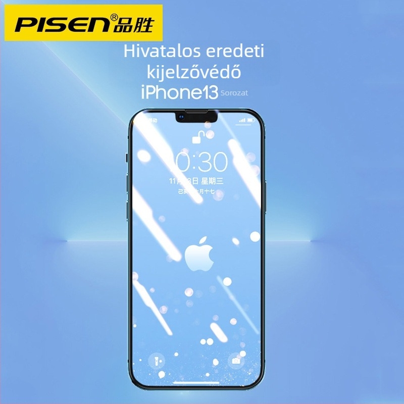 Pinsheng Edzett Üveg Elülső Képernyővédő iPhone 14 Max-hoz – HD, Vékony Él