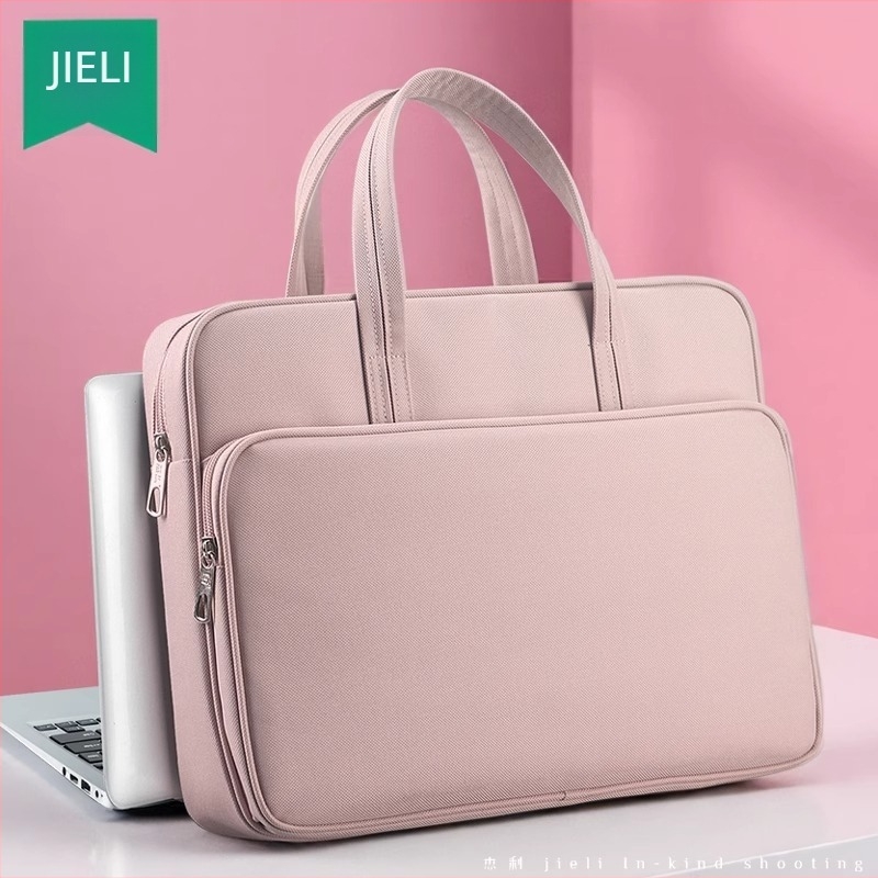 Jerry 5593 14 hüvelykes laptop táska, irodai aktatáska, vízálló, nyomtatott logóval