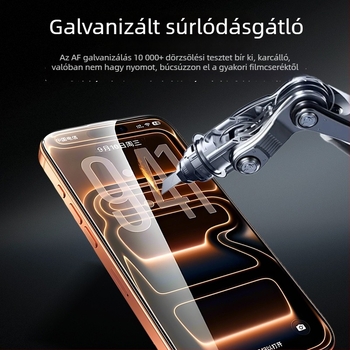 Edzett üveg képernyővédő iPhone 17-hez, teljes képernyővédő iPhone 16-hoz, HD magánéletvédő képernyő iPhone 15-höz, kettős rétegű elektroplatolt képernyővédő iPhone 13 Pro Max-hoz