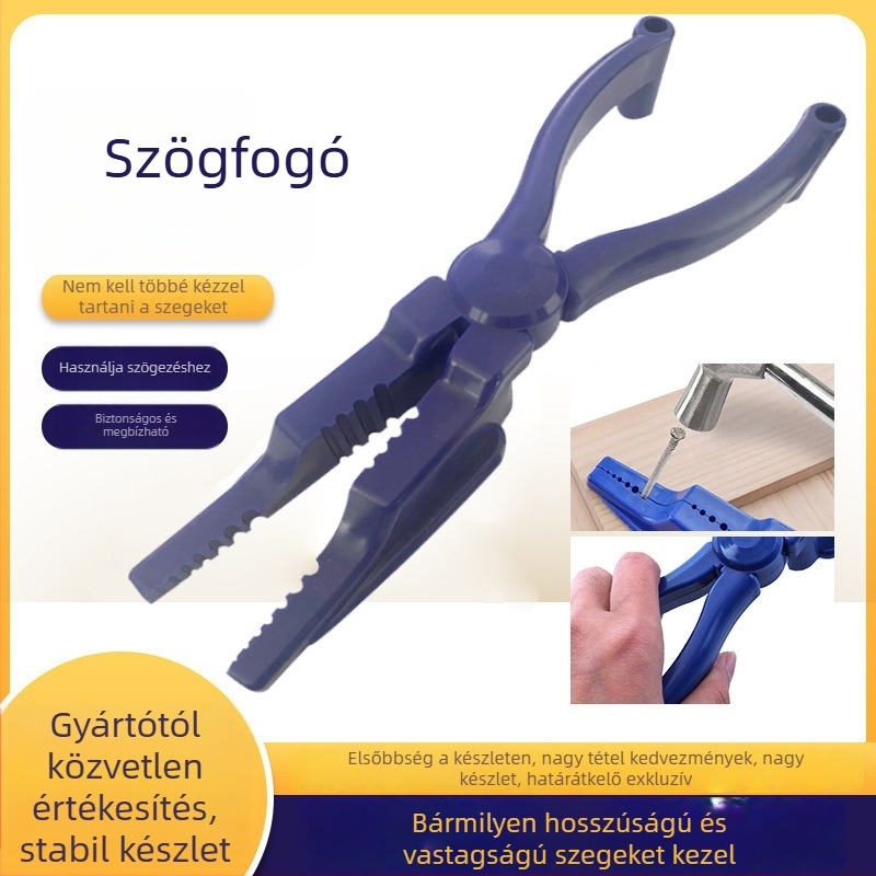 Szögfogó tartó – rögzítő eszköz faipari munkákhoz, műanyag, 0.1 kg
