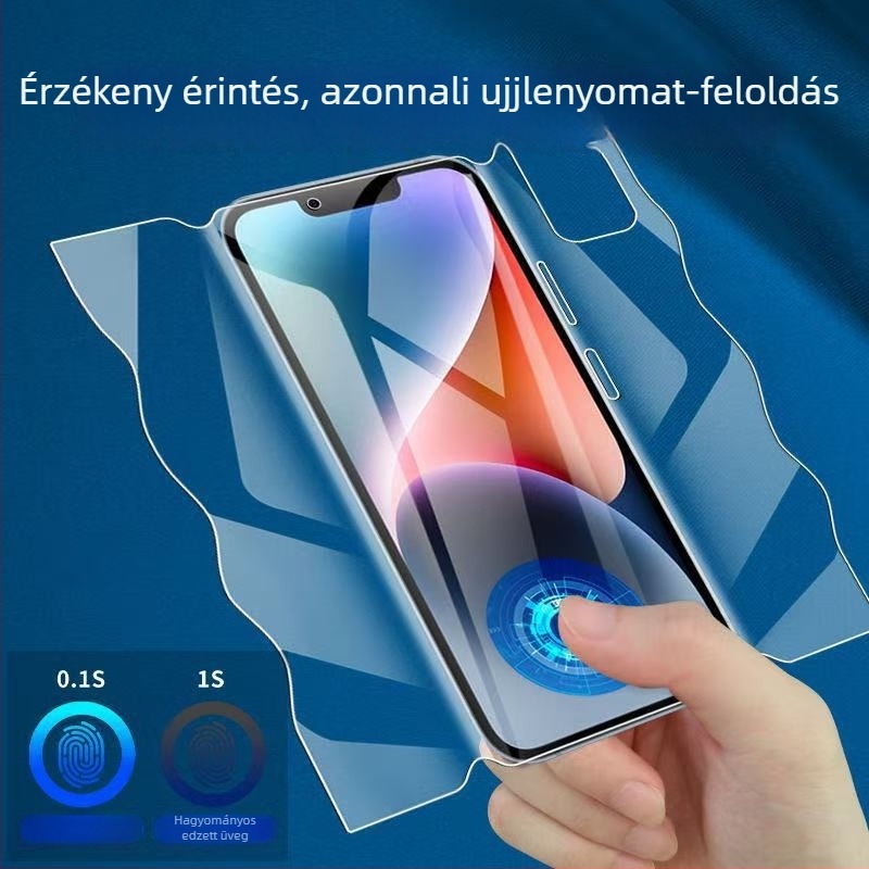 Pillangó hidrogél teljes felületű kijelzővédő iPhone 14 Pro/Pro Max – HD, kékfény elleni védelem