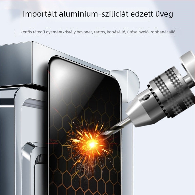 Üvegből készült előlapvédő fólia Apple iPhone XS Max XR-hez – HD, ujjlenyomat-mentes, magánéletvédelmi, ütésálló