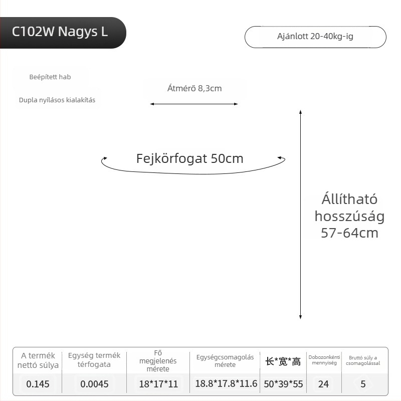 Wakytu Kisállatfejvédő sisak szélvédő szemüveggel, PC anyag, univerzális illeszkedés