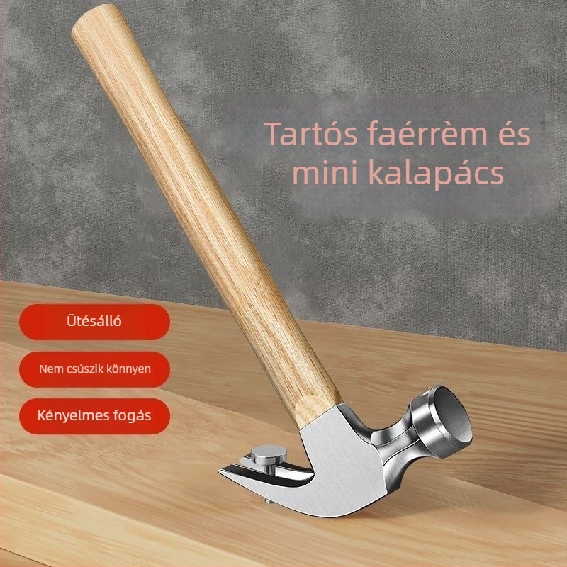 Karomkalapács, nyersacél fej, 0.35 kg, rövid nyeletű sorozat, otthoni, építőipari és kültéri használatra