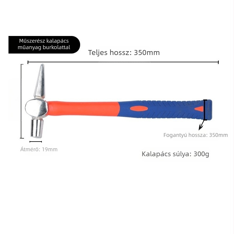 Vasúti vonatellenőrző kalapács - Típus: Más; Kalapácsfej anyaga: Más; Nem importált; Nem robbanó‑álló; Nem ütésálló
