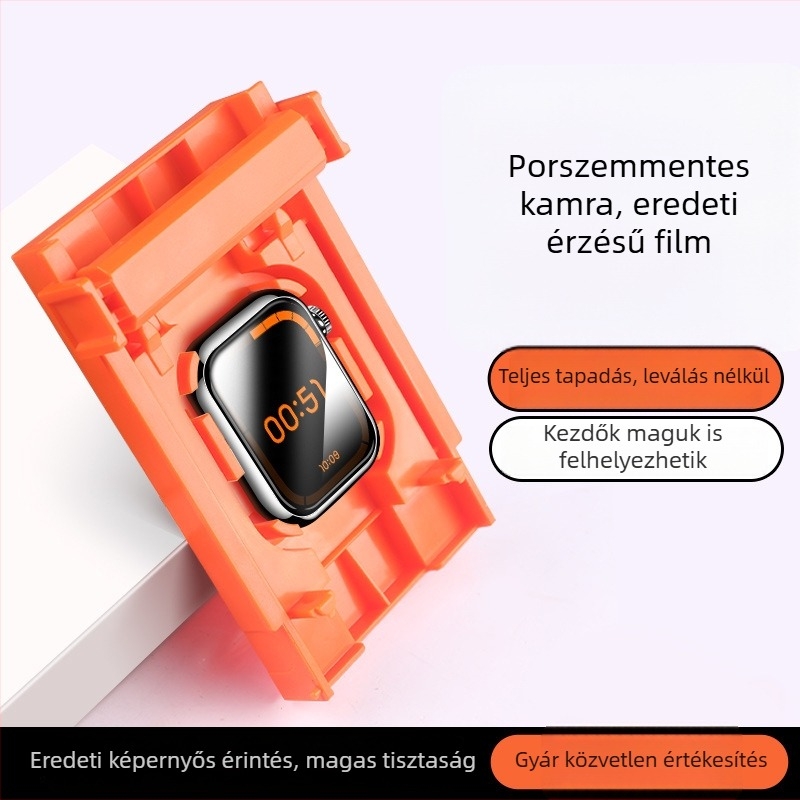 Apple Watch védőfólia, kompatibilis S10, SE, S9, S8, S7/S6 - teljes lefedettség