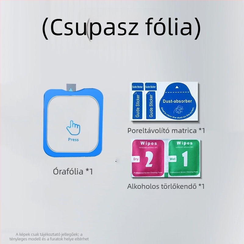 Apple Watch Ultra 49mmhez készült edzett üveg kijelzővédő, pontos illesztés, HD