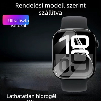 Apple Watch Ultra 49mm ívelt TPU hidrogel kijelzővédő fólia, HD puha fólia