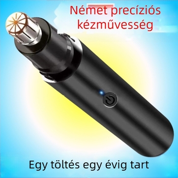 Orrszőrzet-trimmer, műanyag test, hálózati tápegység, nem mosható, akkumulátor nélkül