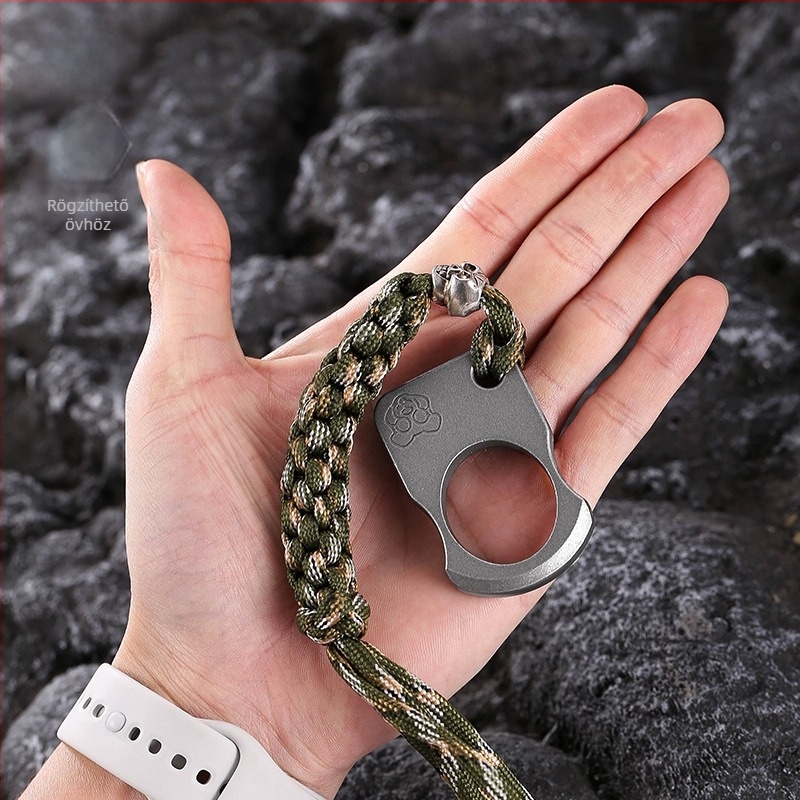 Autóablak-törő kalapács, cinkötvözetből, modell HX5159, 10 mm vastagság, 74 g tömeg