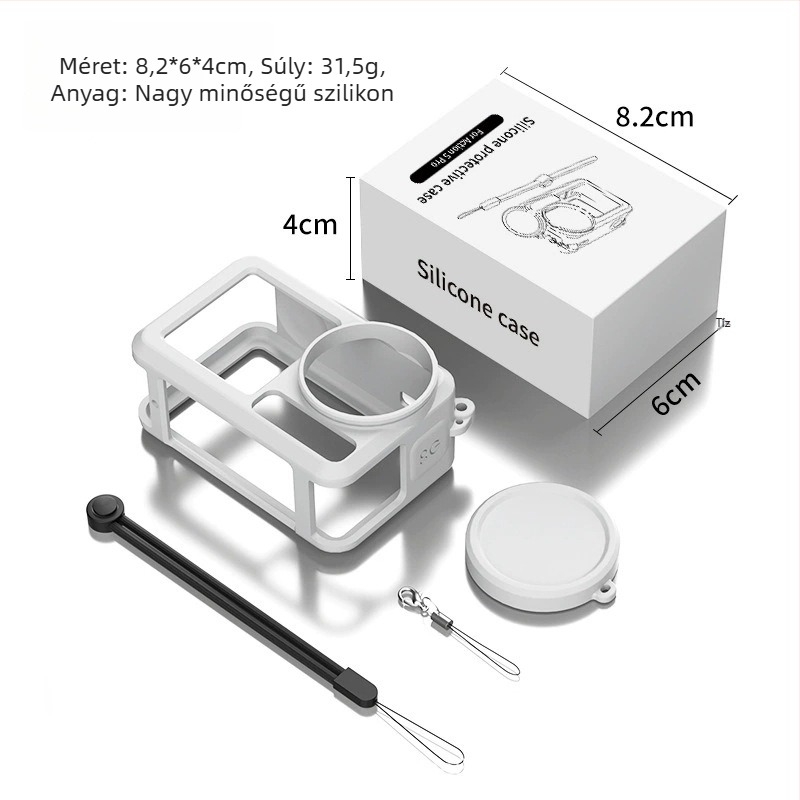 Time szilikon védőhéj DJI Action5 Pro/4/3-hoz – leesés elleni védelem