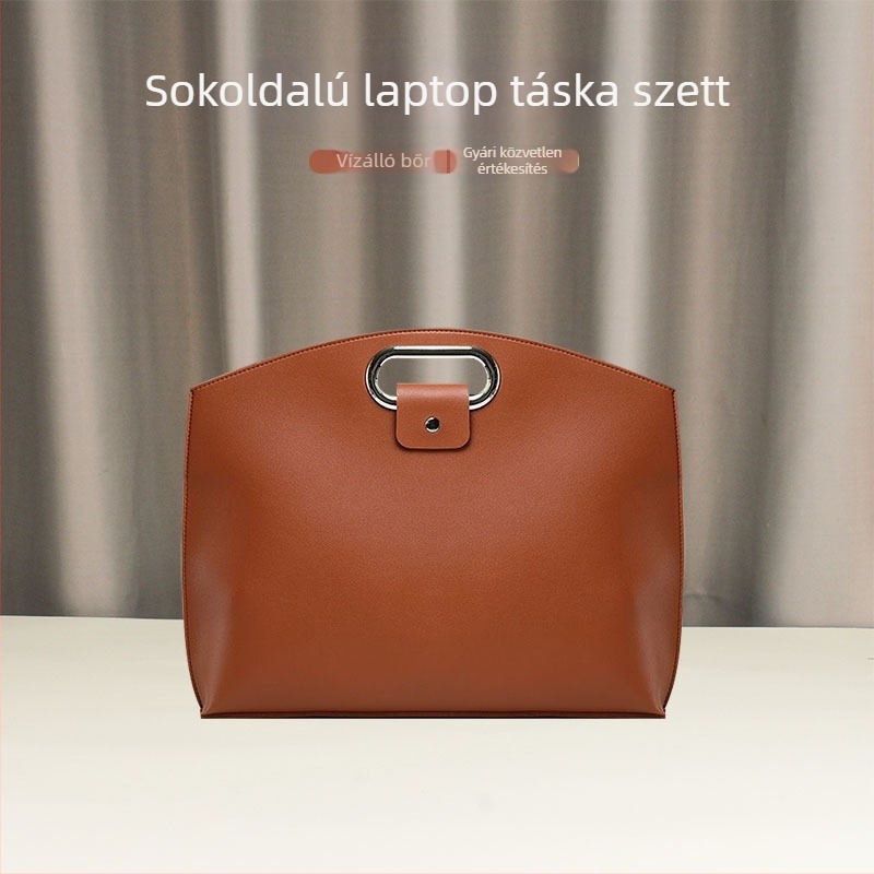 PU bőr laptop táska 14 hüvelykes laptopokhoz, MacBook Pro 13,3 hüvelyk kompatibilis