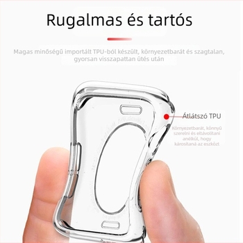 Apple Watch iWatch7 (4/5/6/SE) TPU védőtok – semleges márka, licencelt magáncímke